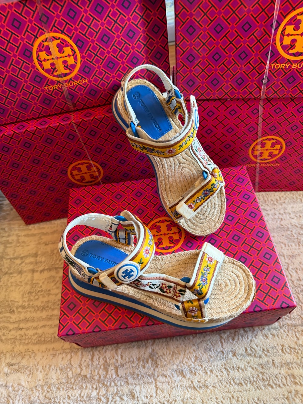Tory Burch Daisy Sport Two- Band Sandals